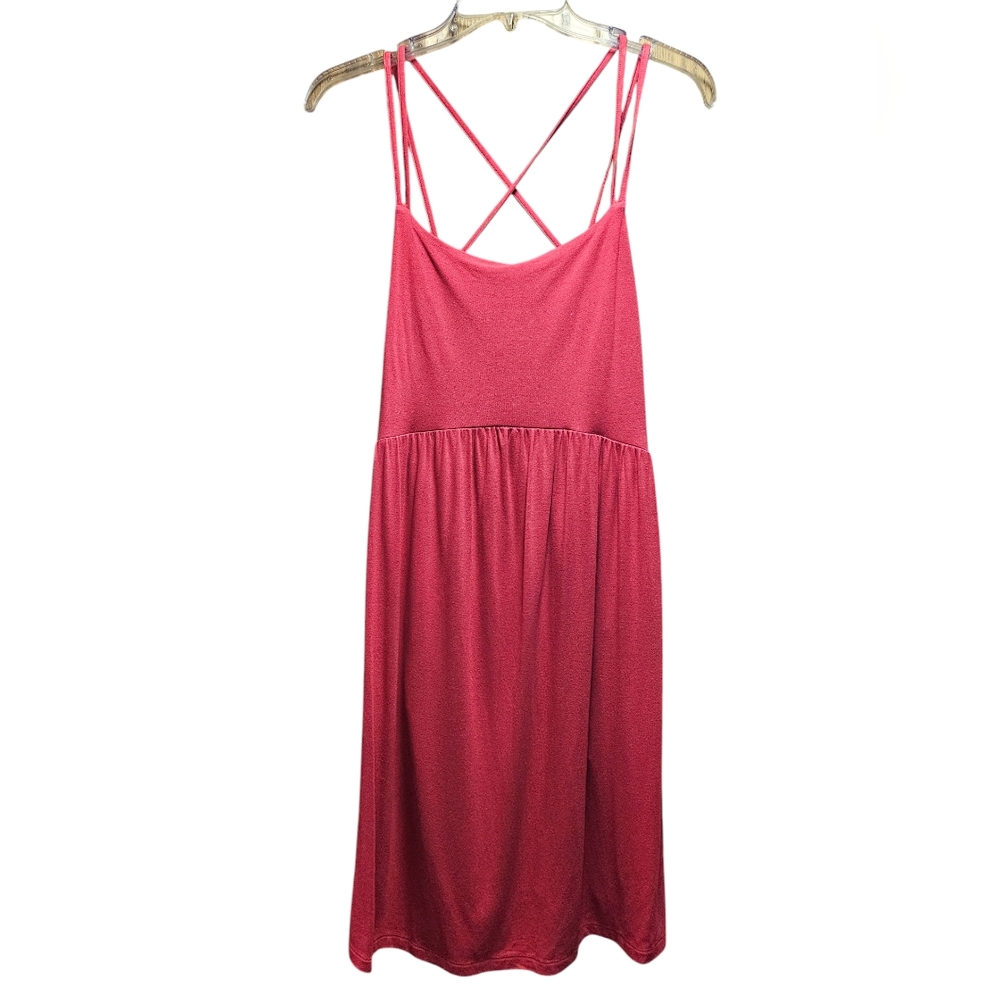 Old Navy Hot Pink Spaghetti Strap Dress